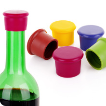 Wiederverwendbare Weinbierabdeckung Flaschenkappe Silikonstopper Getränk für Home Bar Stopper Cover Barware